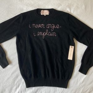 Lingua Franca Cashmere Sweater
